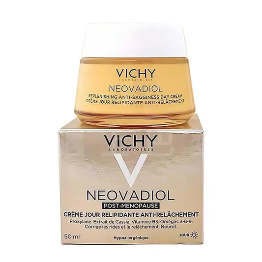 Vichy Collagen Night Cream & Retinol Serum | Rejuvenating Skincare in a 50ml jar for oily skin.